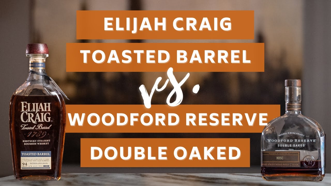ЛУЧШИЕ Сладкие бурбоны? | Elijah Craig Toasted против Woodford Reserve Double Oaked. СЛЕПОЙ ОБЗОР