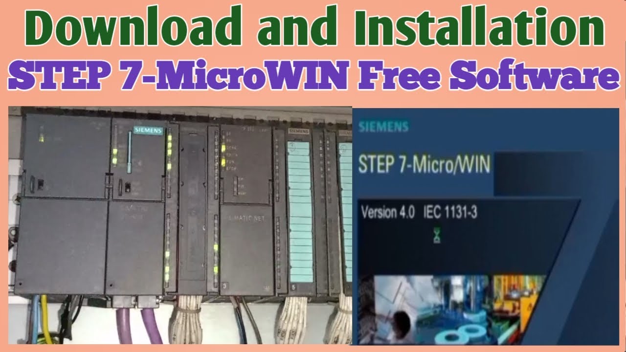 How to Download and Install STEP7-MicroWIN PLC Software.