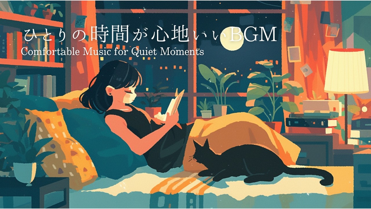 【Lo-fi Piano】静けさに包まれる夜｜作業・リラックスBGM