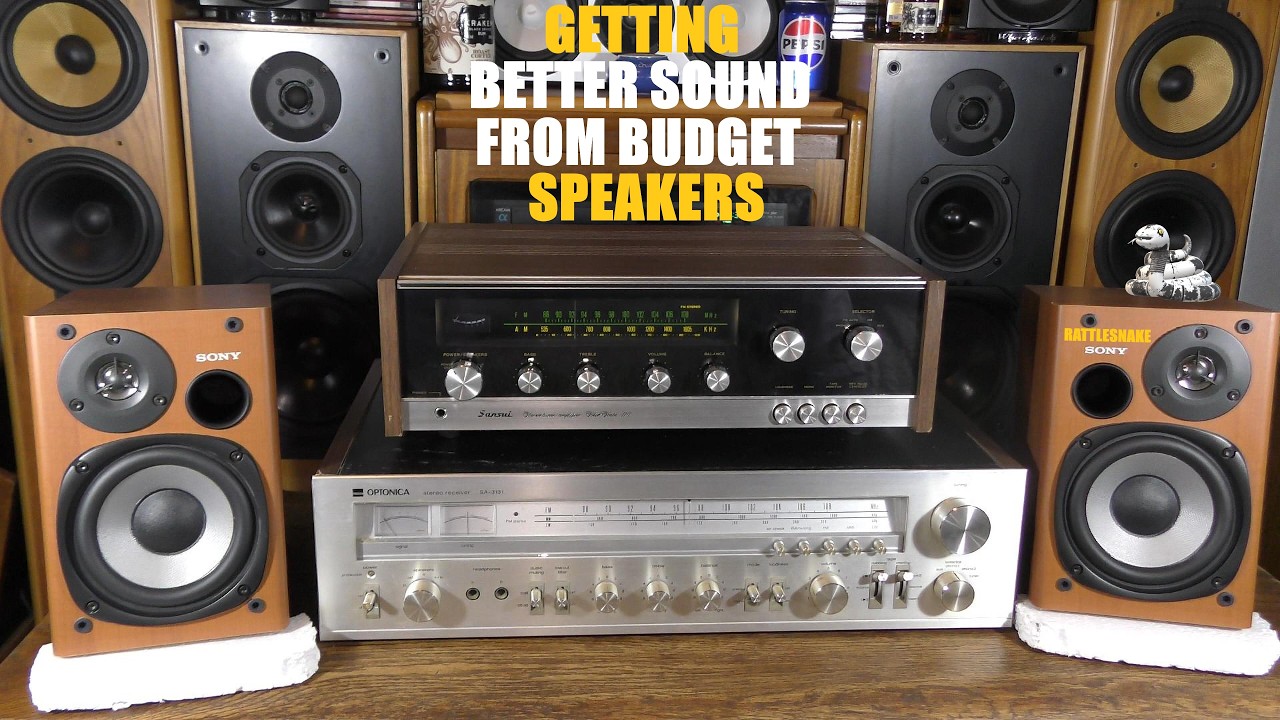 SONY SPEAKERS ON A VINTAGE SANSUI RECEIVER AMPLIFIER CAN I IMPROVE THE SOUND HIFI AUDIO BUDGET SOUND