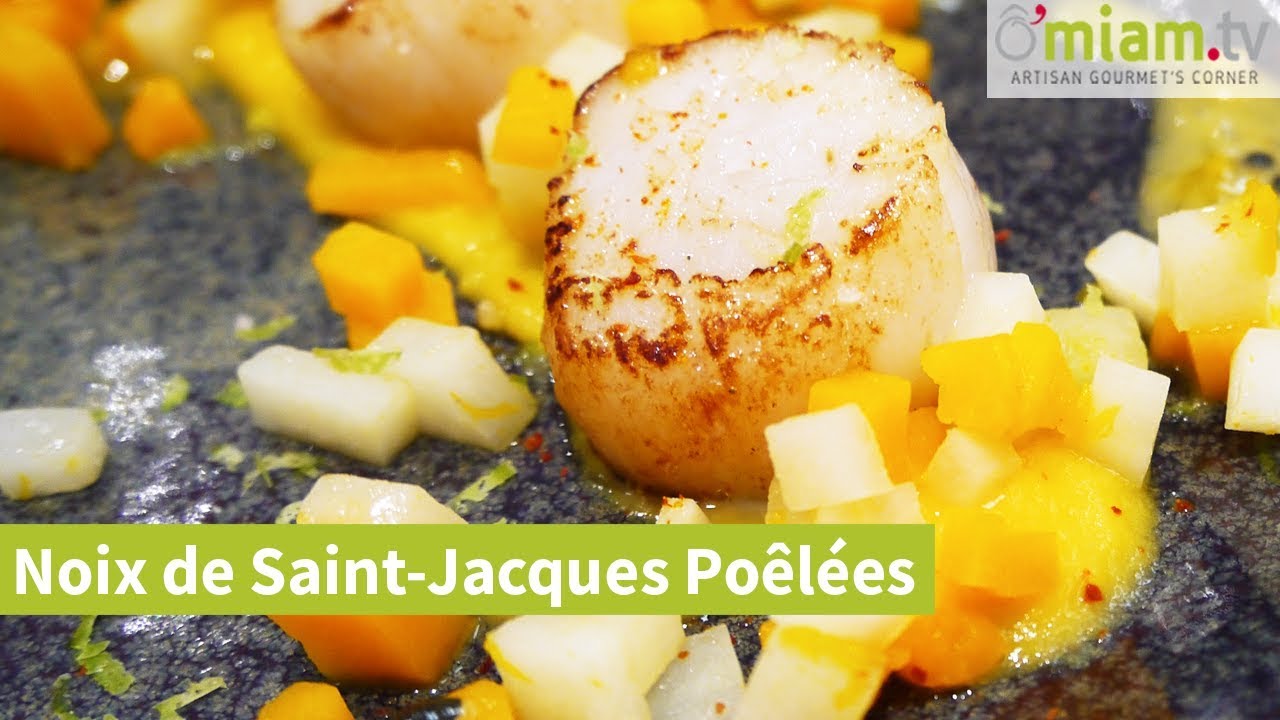 ❤️ Noix de Saint-Jacques, Fruit de la Passion & Potimarron - ST-VALENTIN ❤️