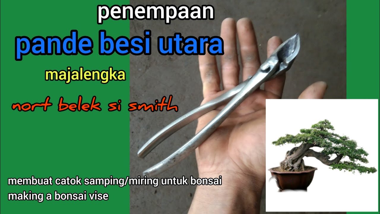 membuat catok bonsai miring/samping ukuran mame..