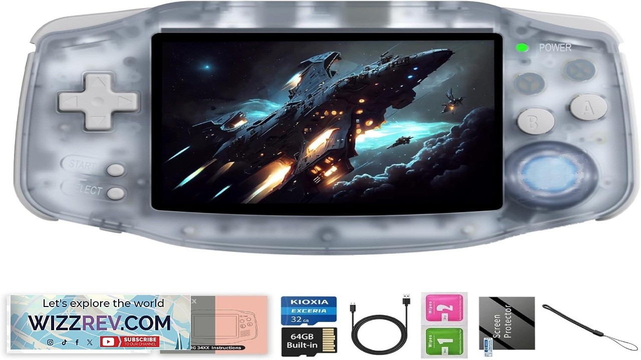 RG34XX Retro Handheld Game Consoles RG34XX Classic Retro Gaming Console 32+64G Card