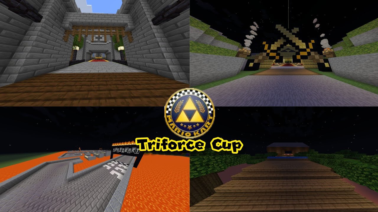 Mario Kart In Minecraft-Triforce Cup