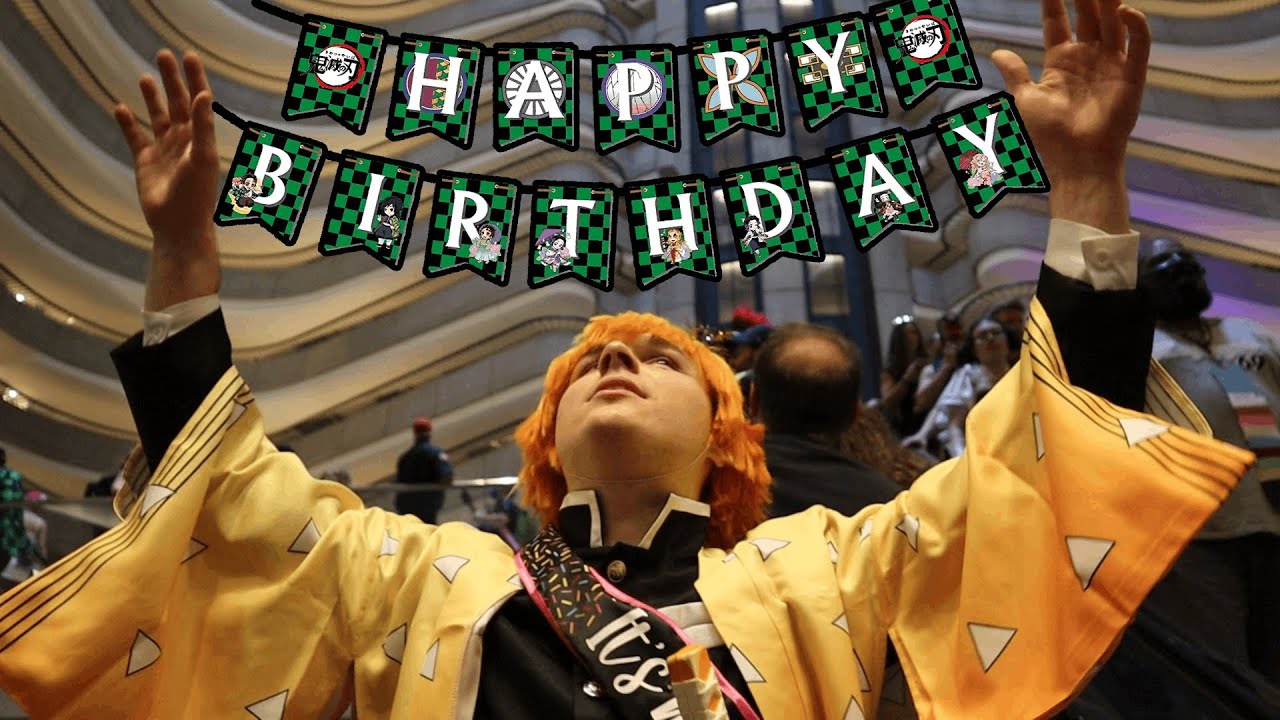 ZENITSU'S BIRTHDAY BANGER || Anime Convention Vlog