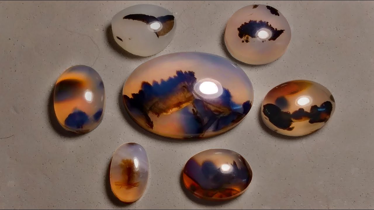 Trees, Forests, and Landscapes Inside of Agates? Making Scenic Montana Agate Cabochons!