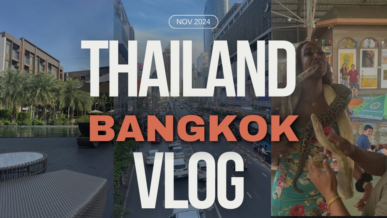 I WENT TO BANGKOK FOR THE FIRST TIME | THAILAND VLOG 2024 | KYRA CAMERYN