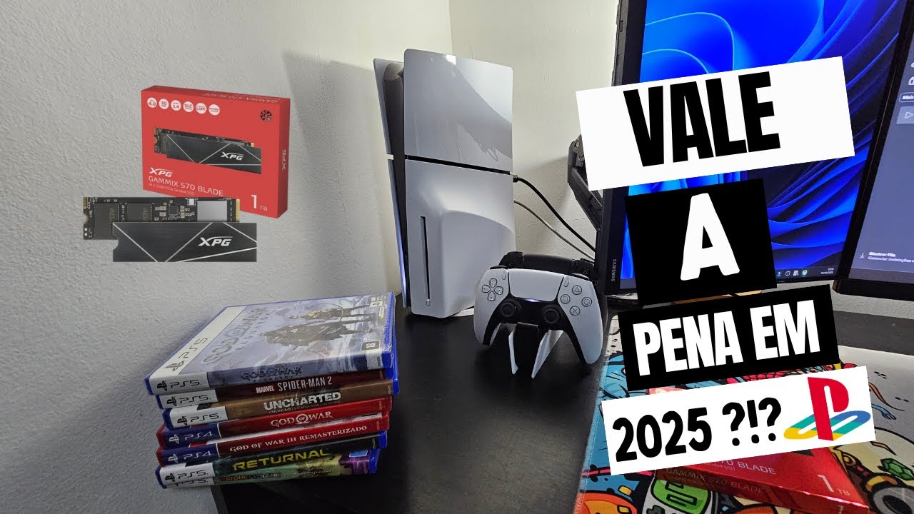 🎮 PS5 SLIM DEPOIS DE 15 DIAS  + UPGRADES E JOGOS NOVOS 🎮
