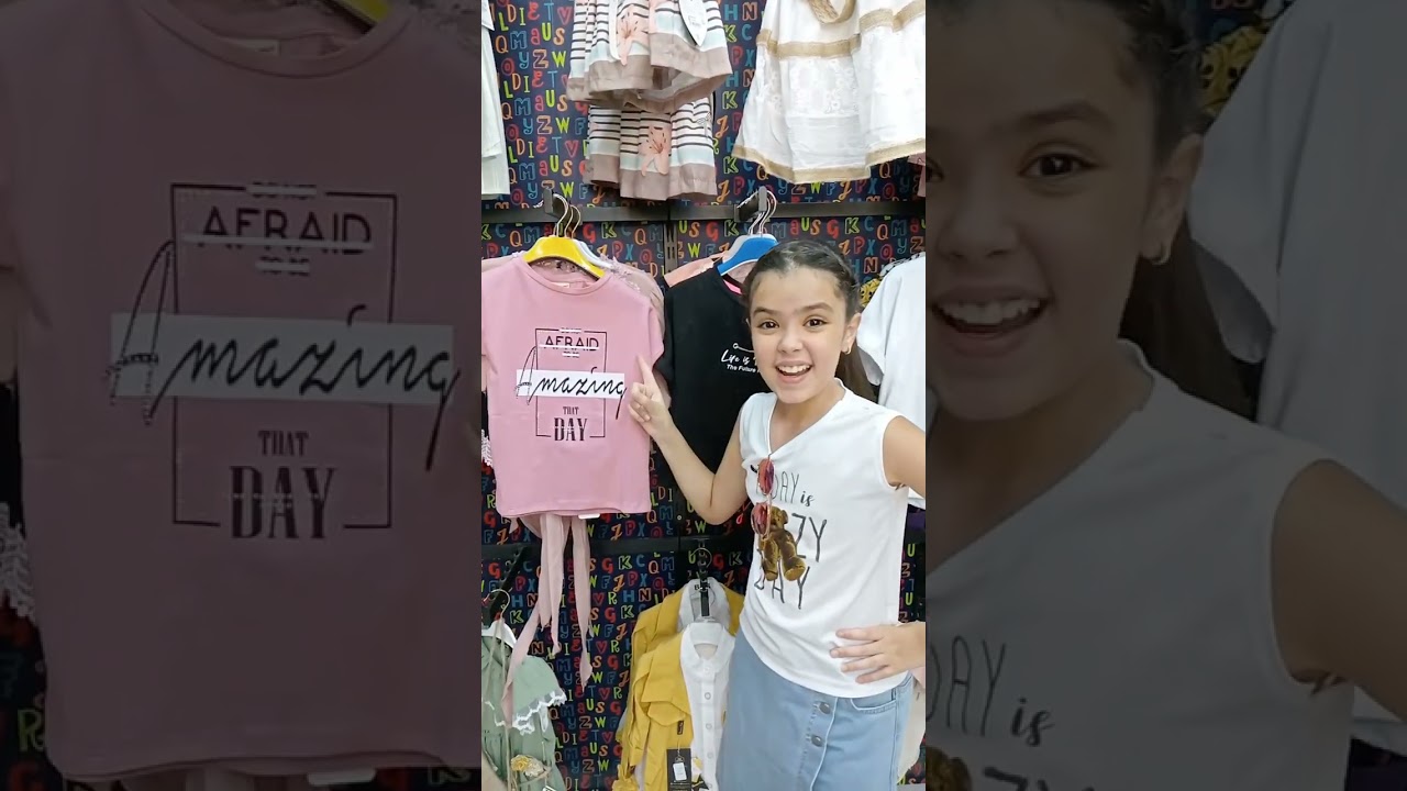 جولة مع شيراز في محل الملابس مع ذكر بعض أسماء الملابس باللغة الانجليزية 🌸clothes🌸