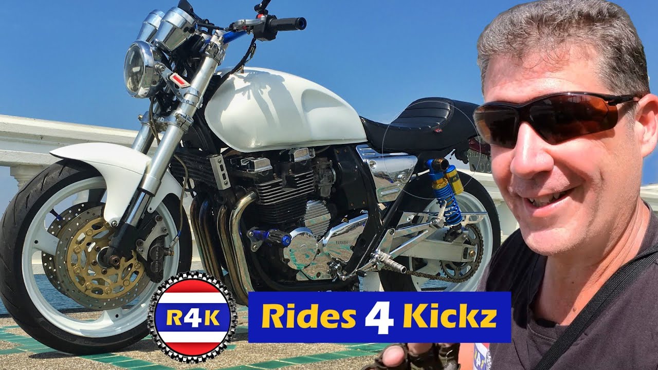 Today in Thailand - Riding my XJR400 in Bangsaen