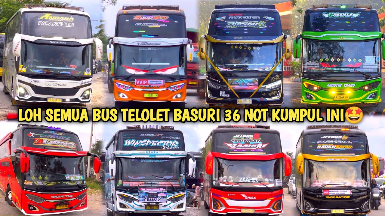 RAME FULL BUS TELOLET BASURI🥳 Hunting Bus Trip Anyer Di Pusat Oleh Oleh CM7👏