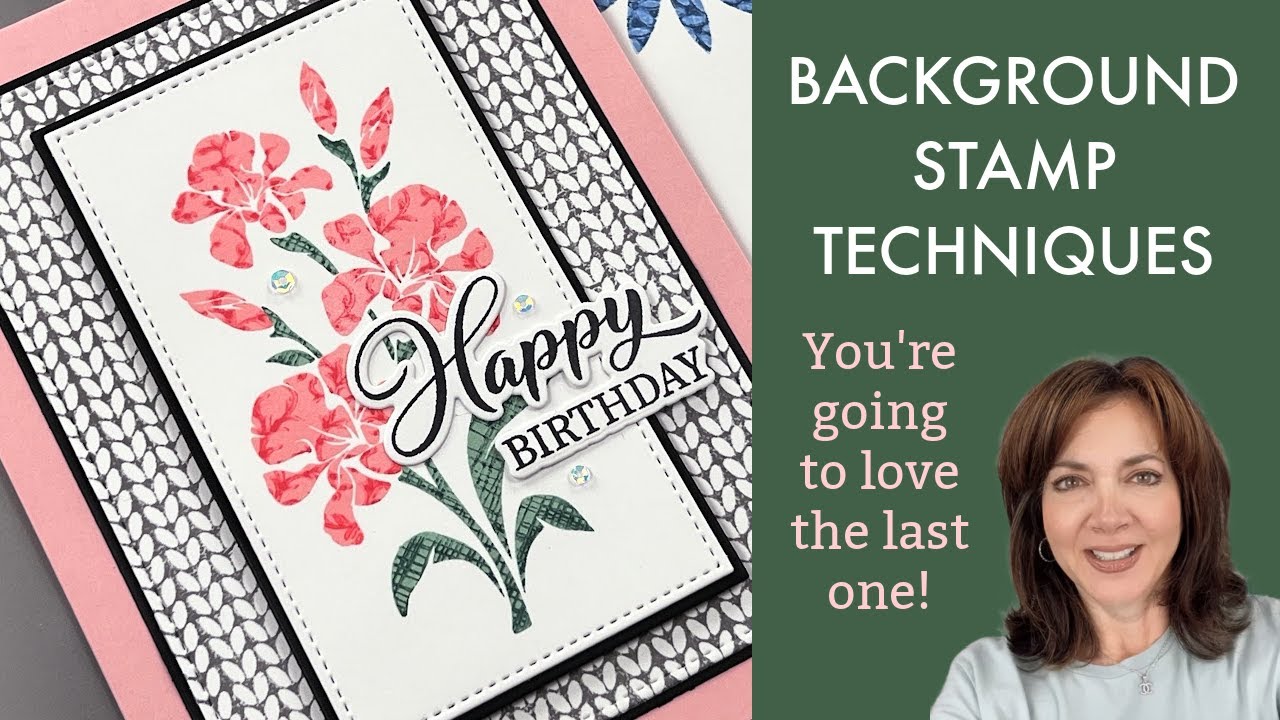 Background Stamp Techniques you HAVE to try!