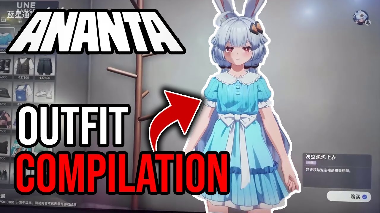 Outfit Compilation - ANANTA TGS Gameplay Demo