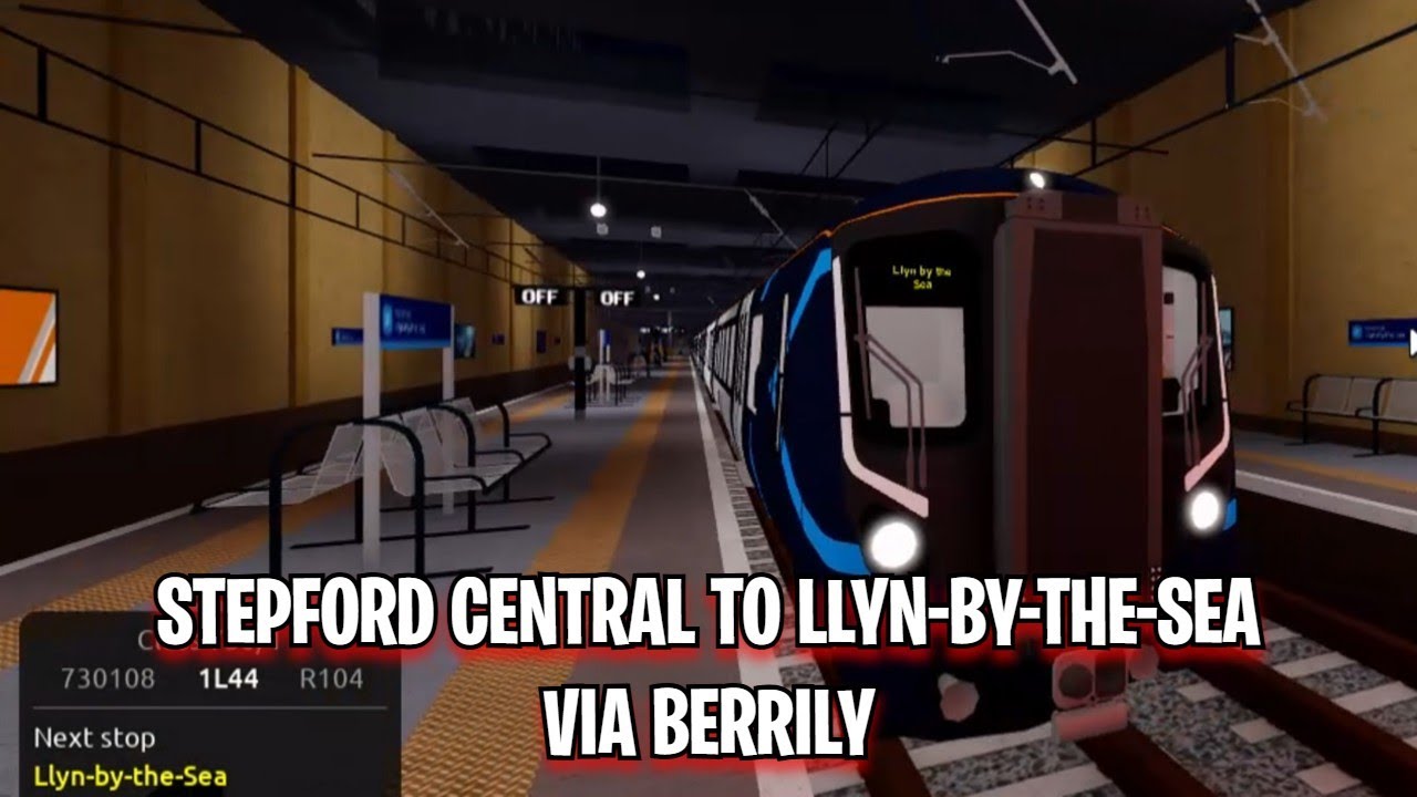 Roblox SCR: Driving from Stepford Central to Llyn-by-the-Sea via Berrily (R104) (Class 730/1)