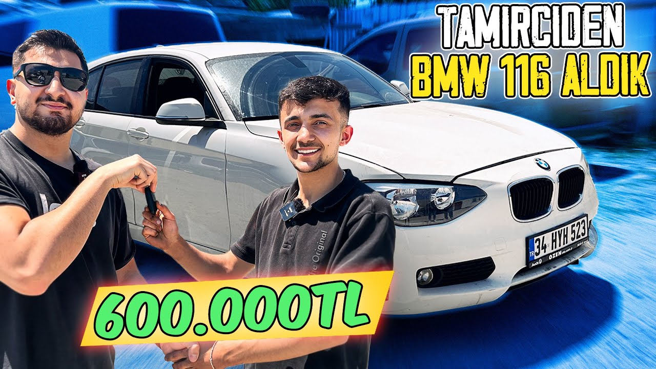 TAMİRCİDEN BMW 116İ ALDIK ! 600.000 TL
