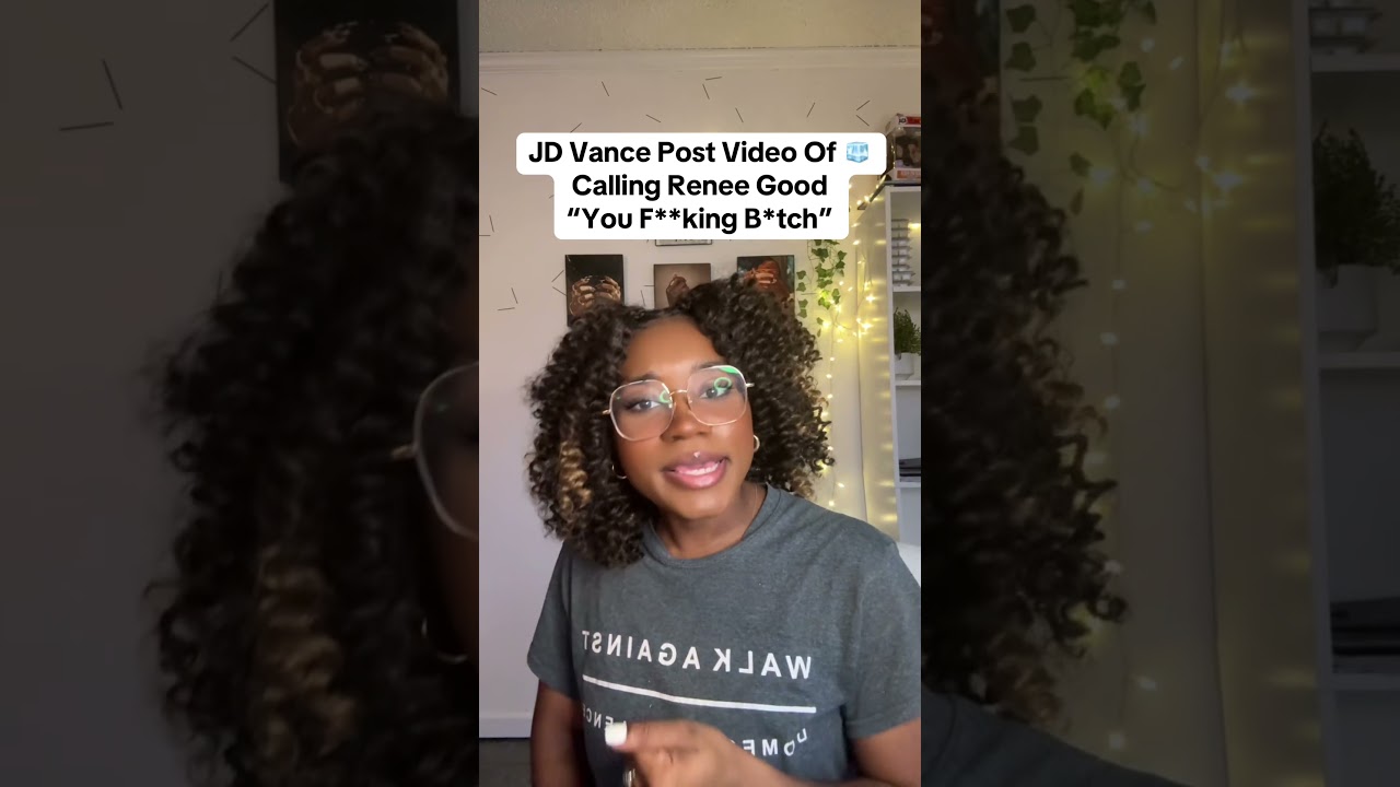 JD Vance Posts Video Calling Renee Good “You F**king B**ch” 