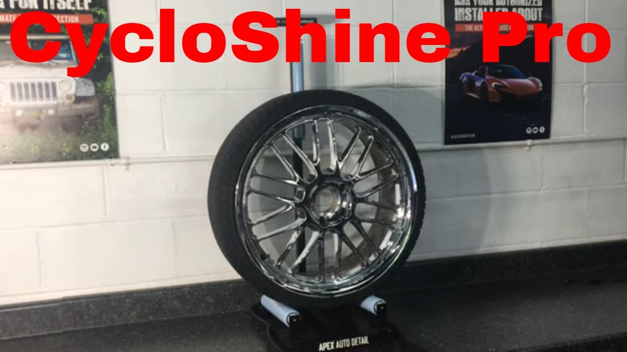 NEW!! Wheel Detailing, Cleaning And Coating Made Easy With The CycloShine Pro Wheel Detailing Stand!