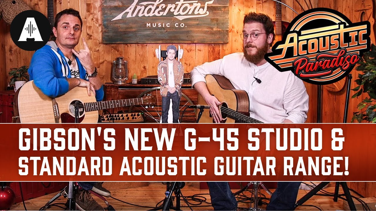 Gibson's Most Affordable USA-Made Acoustic Guitars! - NEW Gibson G-45 Studio & Standard Range