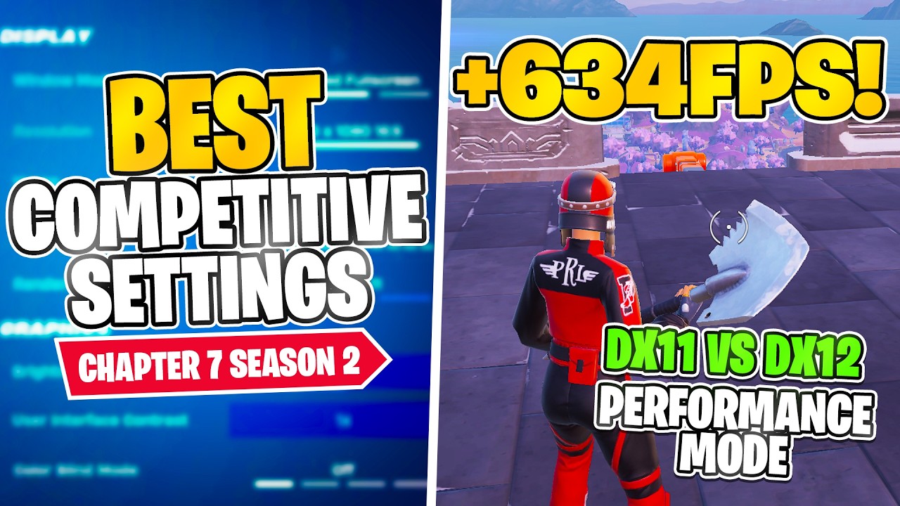 Лучшие настройки для соревновательного режима Fortnite 2-го сезона! ✅ (Настройки, Nvidia и повыше...