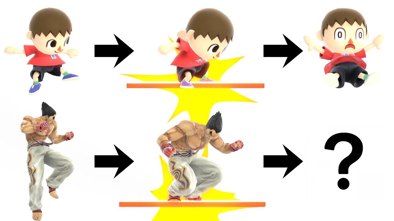 【スマブラSP】全キャラ『しりもち落下モーション集』