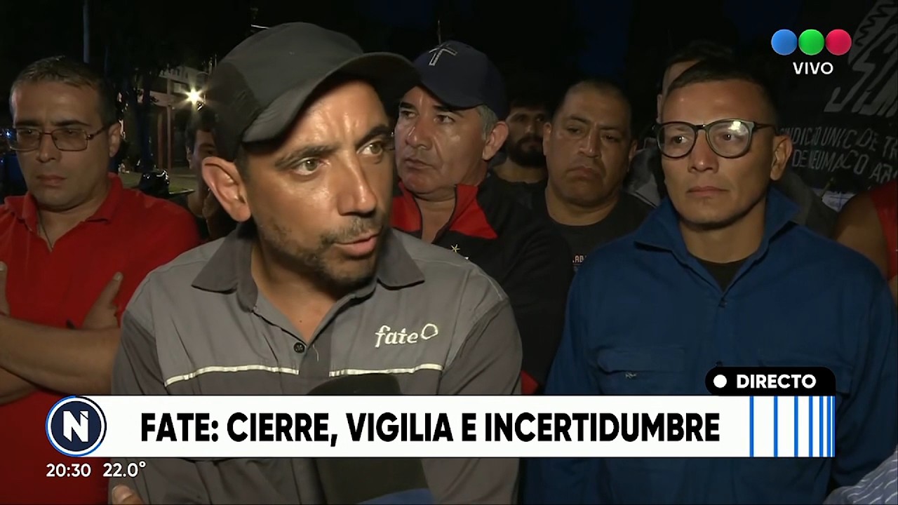 Sebastián Tesoro, trabajador de FATE: “La masa salarial es solo el 3% de la ganancia empresaria”