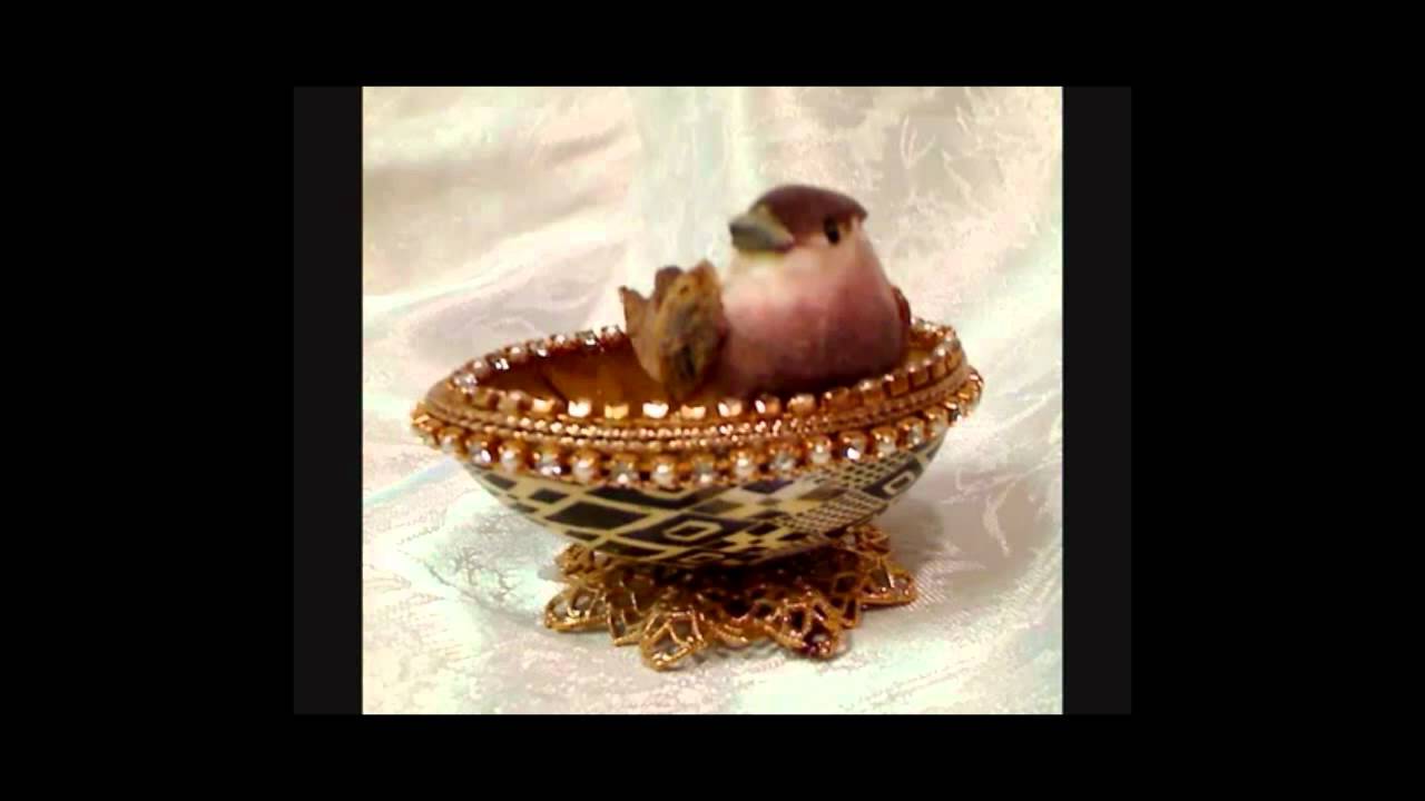 Egg Art - Ideas for Broken Eggs - Pysanky Batik Filigree Painted Carved Decoupage