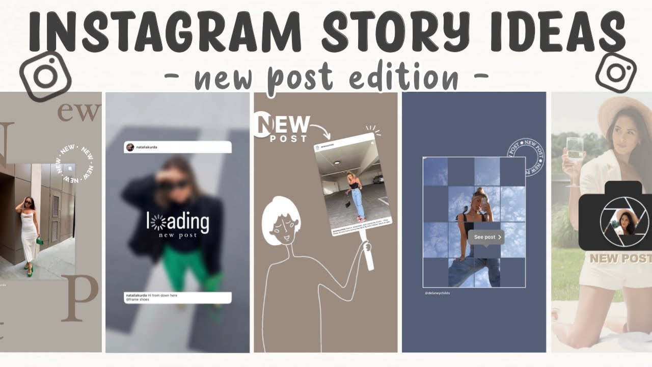 6 Creative &lsquo;NEW POST&rsquo; Instagram Story Ideas | using the IG APP ONLY | pt.4
