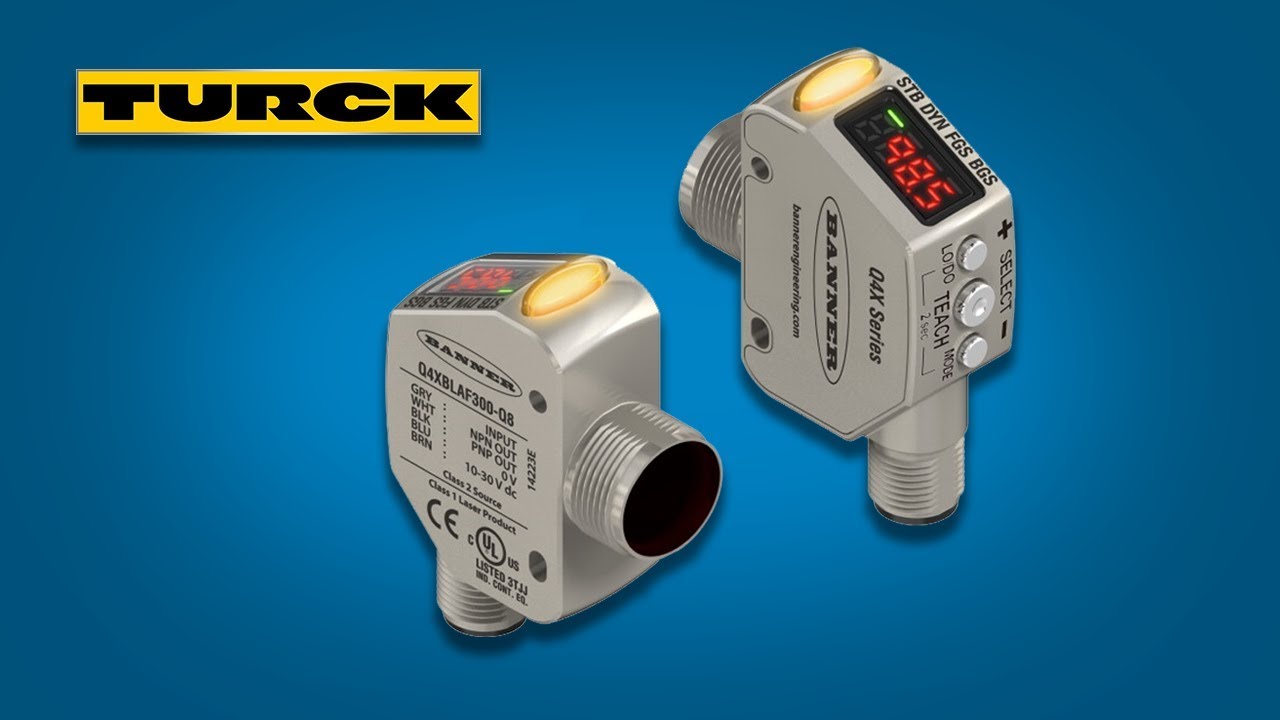 Industry Update: Turck - Banner Q4X Laser Sensor