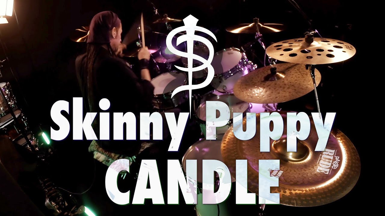 Skinny Puppy - Candle - Drum Playthrough - live studio session by Justin Bennett