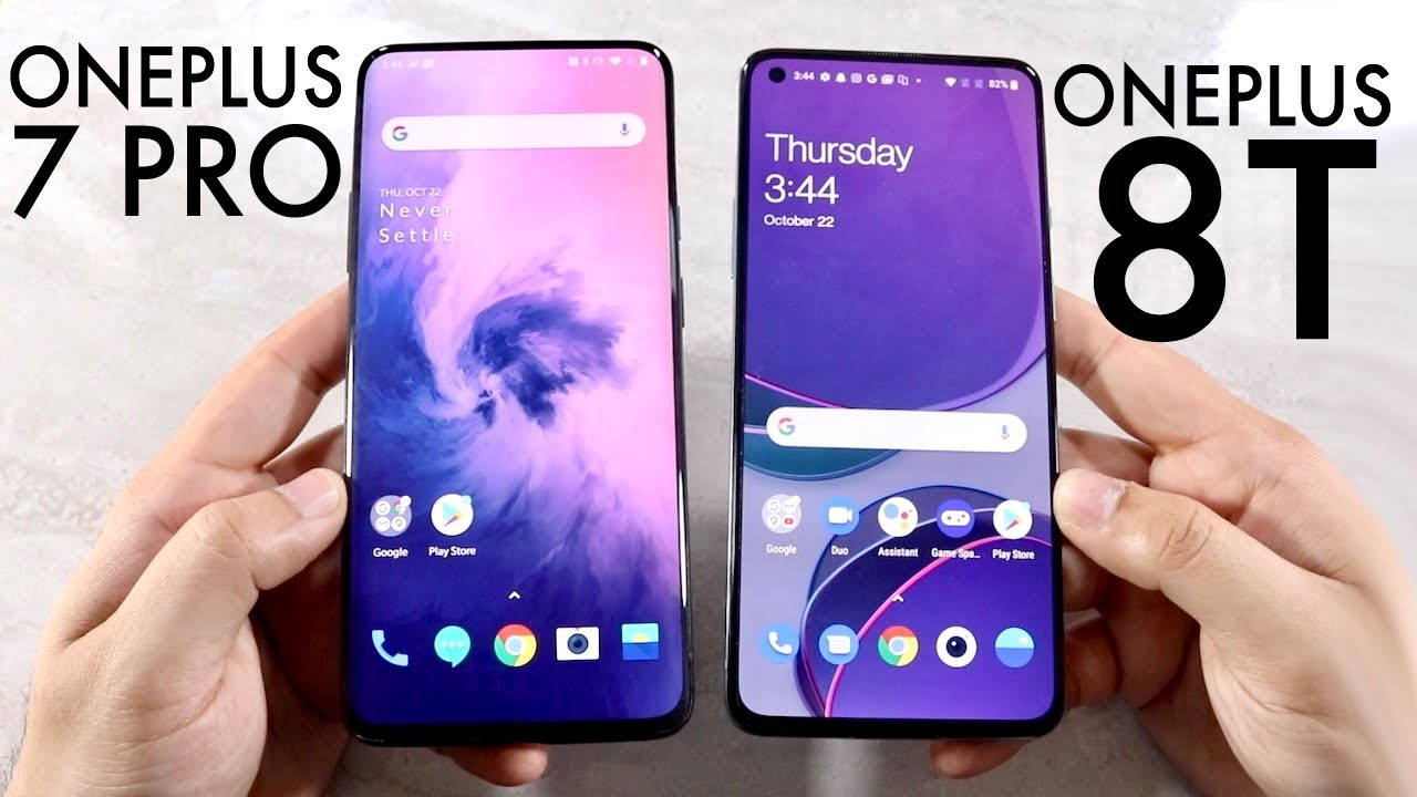 OnePlus 8t против OnePlus 7 Pro! (Сравнение) (Обзор)