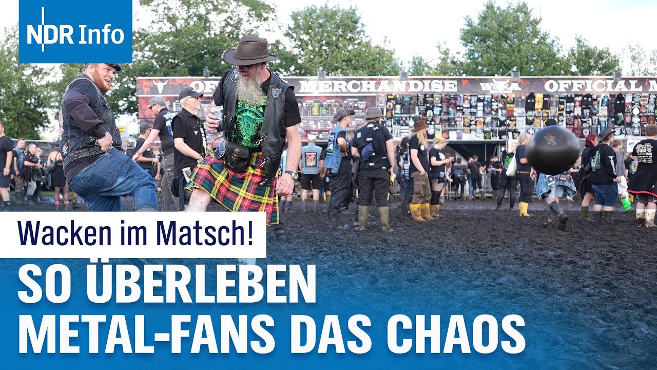 Trotz Regen und Schlamm-Chaos: So feiern Metalheads #WOA25 | NDR Info