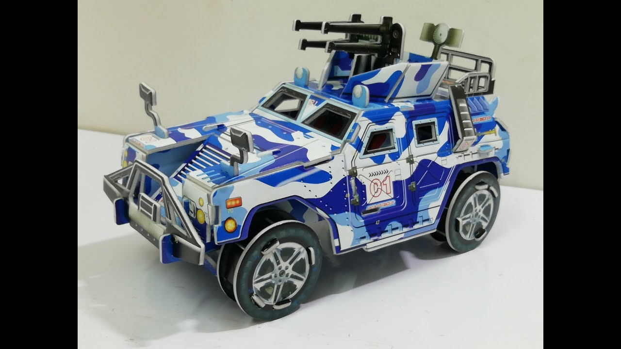 Build Your Own Warrior Assault Vehicle | 3D Puzzle XY-315 DIY Project