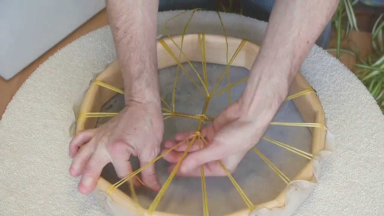Deer Hide Drum Making Part 3
