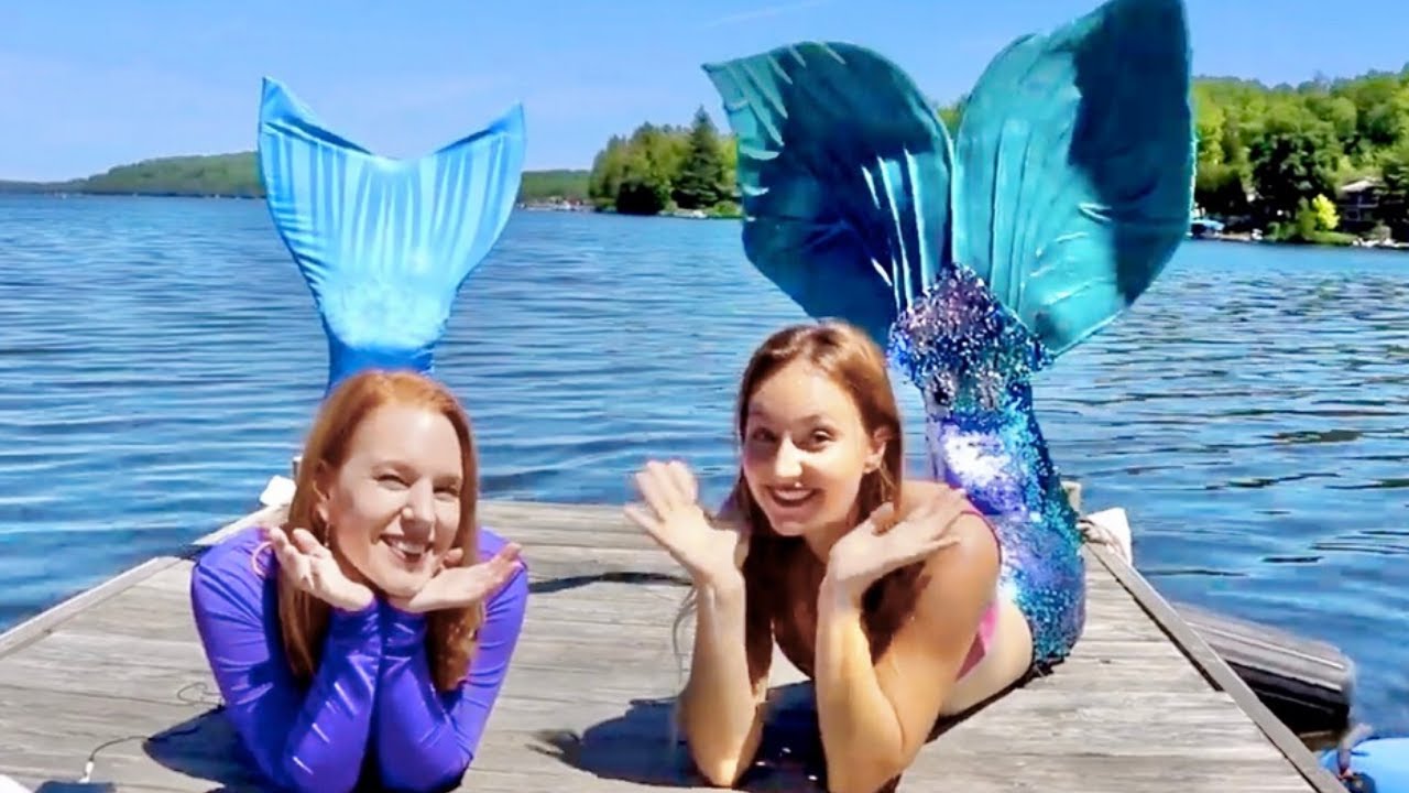 Mermaid Swim at the Lake with Special Guest