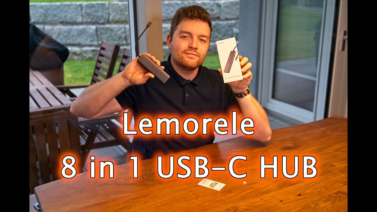8 in 1 USB-C HUB - Lemorele, TC38L, HDMI, SD-Karten, Ladefunktion - Unboxing & kleiner Test