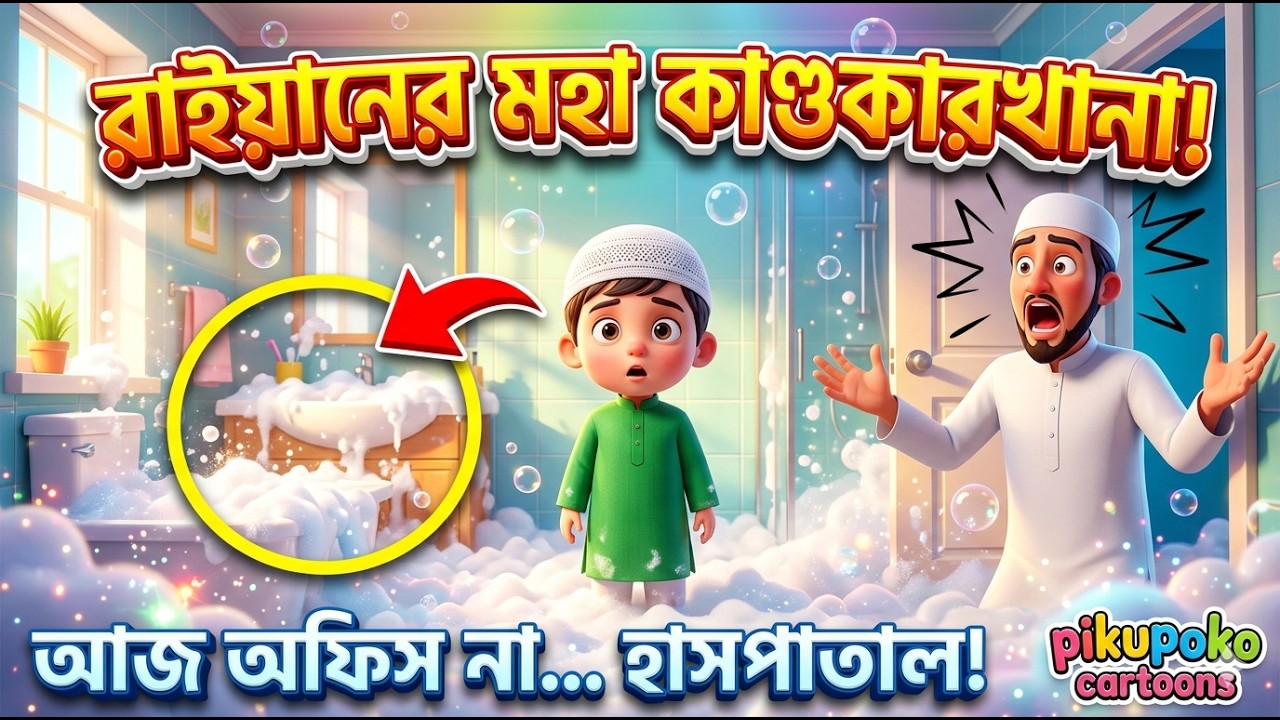 “আজ অফিস না… হাসপাতাল!” #isamiccartoon #kidscartoon #bangacartoon