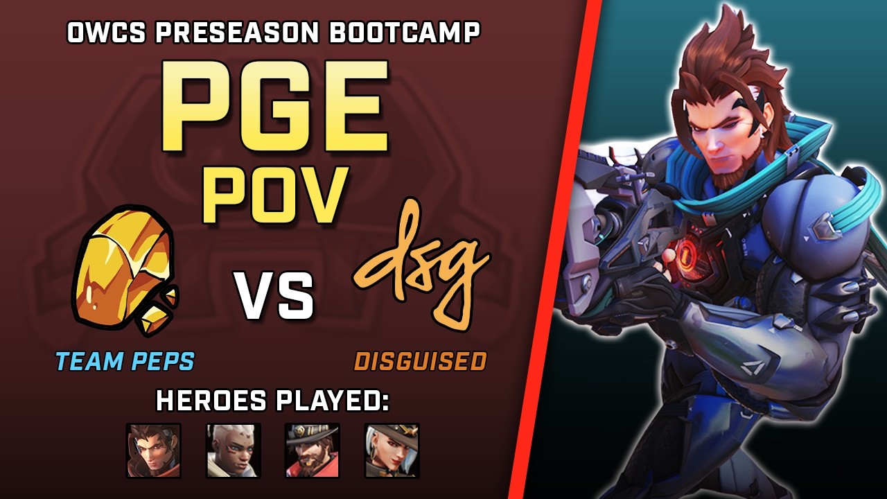 [ PGE ] Sliding Back Into the Fight | Team Peps vs Disguised | OWCS Preseason Bootcamp