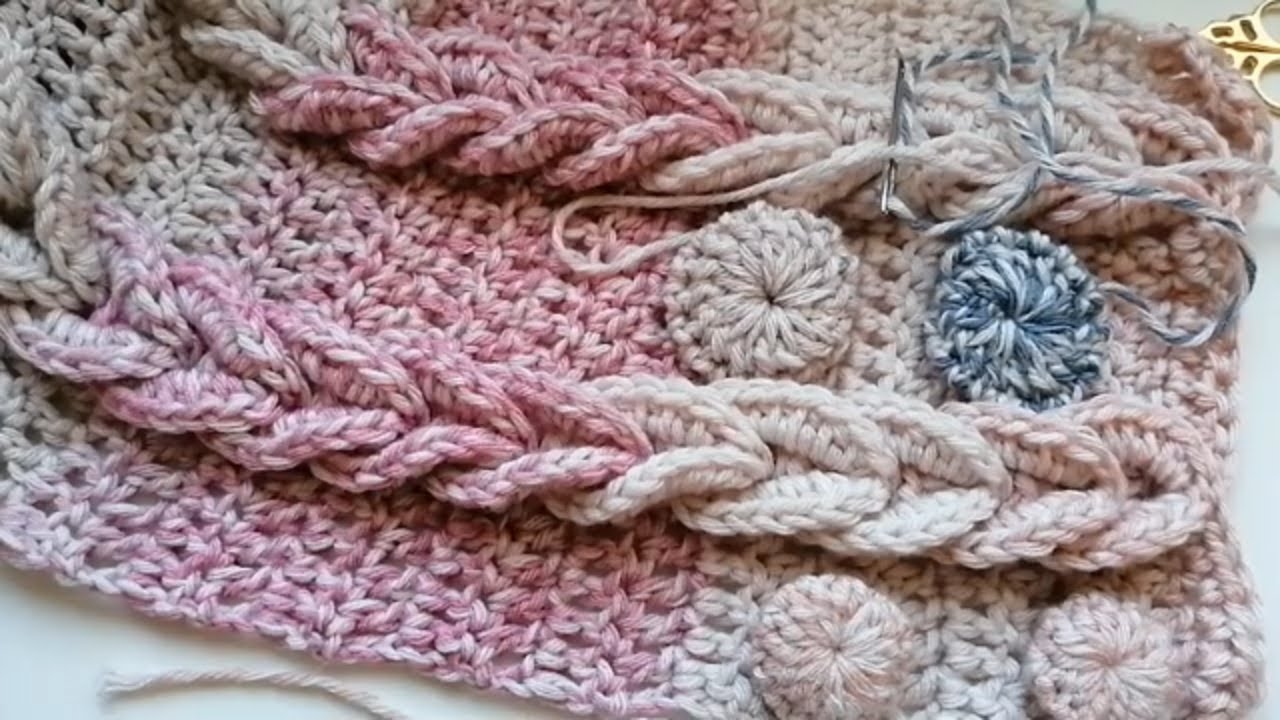 Crochet buttons for braided cowl Crochet Nuts
