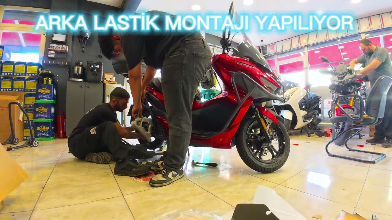 SYM JETX LASTİK DEĞİŞİMİ