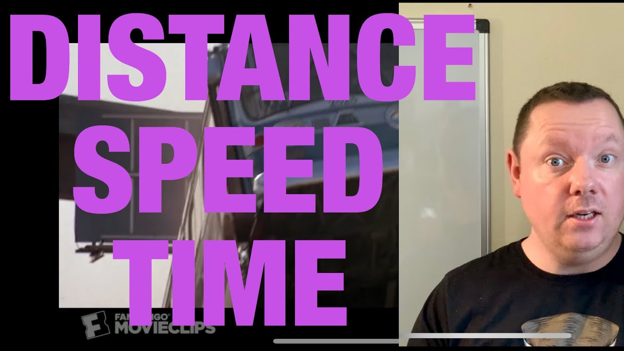 Using Distance Speed Time Formula