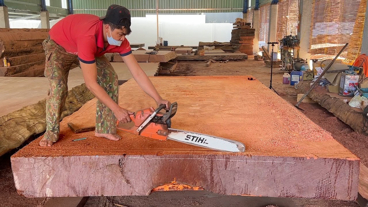 Crafting a Masterpiece: The Great Table From a Giant Tree