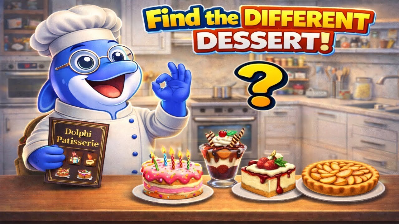  Find the Different Dessert 🍰 | Sweet Quiz Challenge!