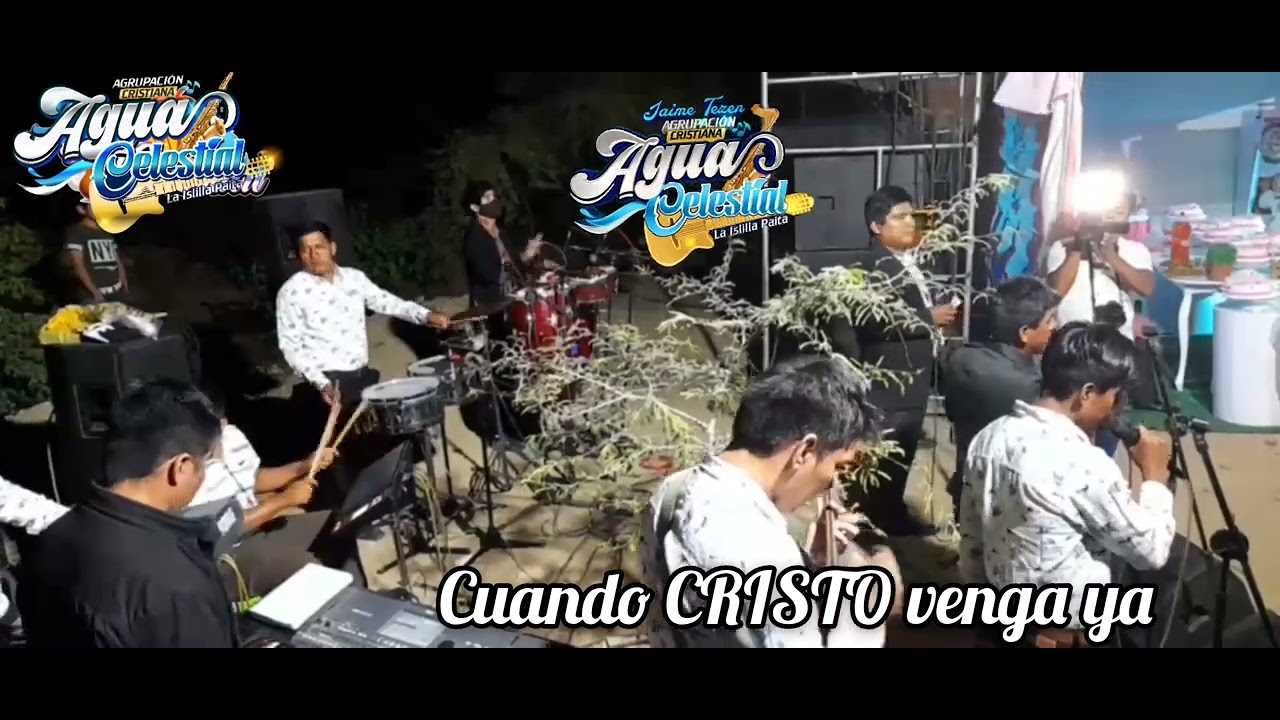 tema.cuando CRISTO venga .vol.5 en vivo. Agua celestial.