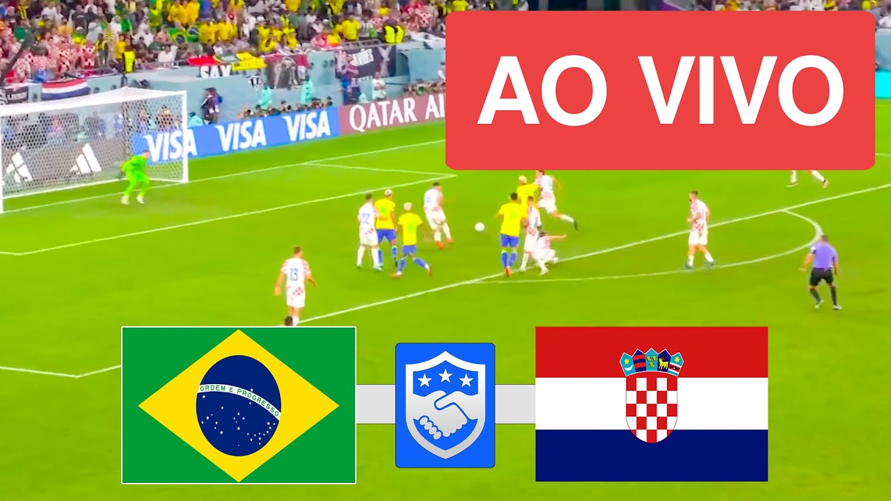 BRASIL X CROACIA AO VIVO COM IMAGENS - AMISTOSO SELE&Ccedil;&Atilde;O BRASILEIRA 2026 - JOGO DE HOJE!