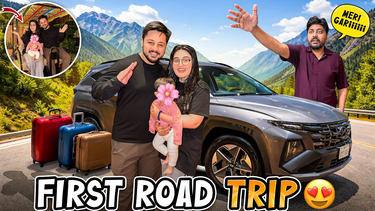 OUR FIRST ROAD TRIP WITH ANAVIYA 😍 | Bhai Ki Gari Chori Ker Le 😂 | Family Vacation After 1.5 Years&hearts;️