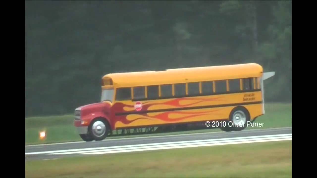 Jet-Powered School Bus at Westfield International Airshow 2010