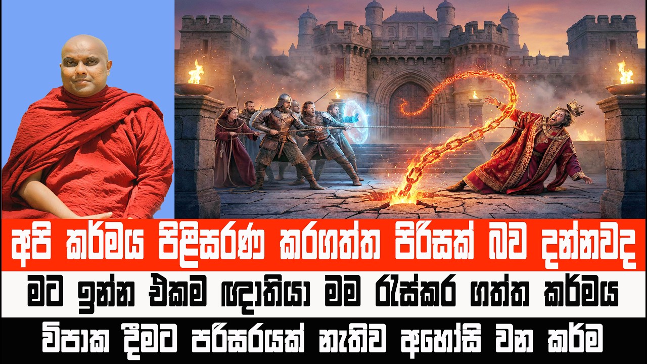 කර්මය | දිට්ඨධම්ම වේදනීය කර්මය | Galigamuwe Gnanadeepa Thero #bana #darmadesana #suthradeshana