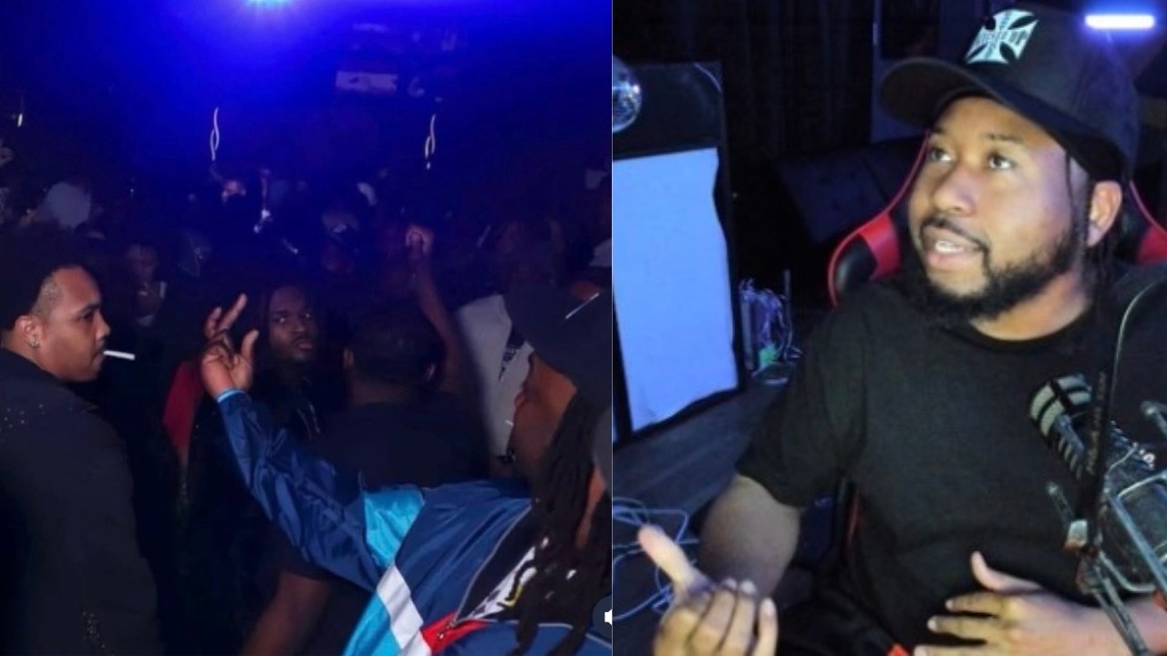 DJ Akademiks отреагировал на вирусное видео, где GD выплевывает грабли в лицо G Herbos.