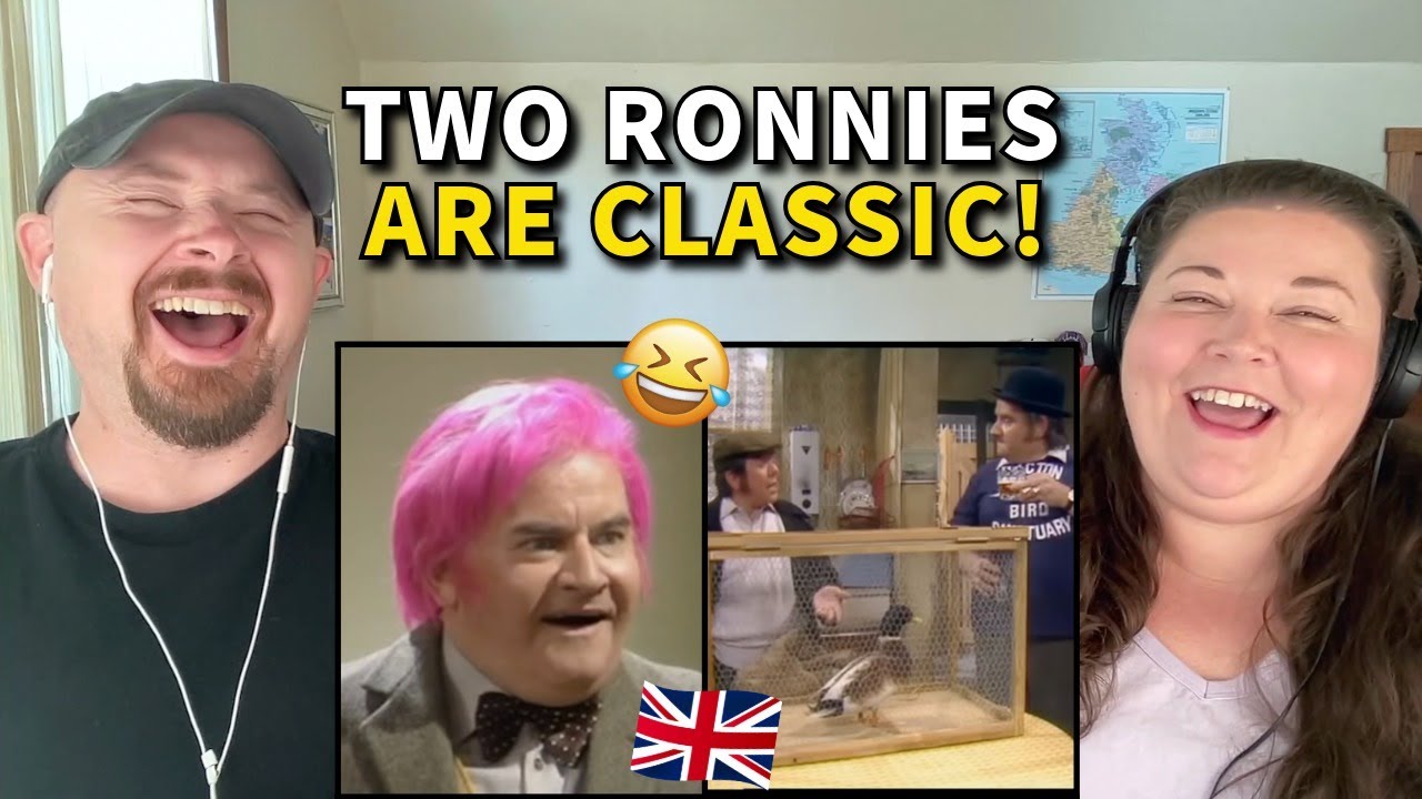 Americans React: The Two Ronnies | Racing Duck & Inventors Convention