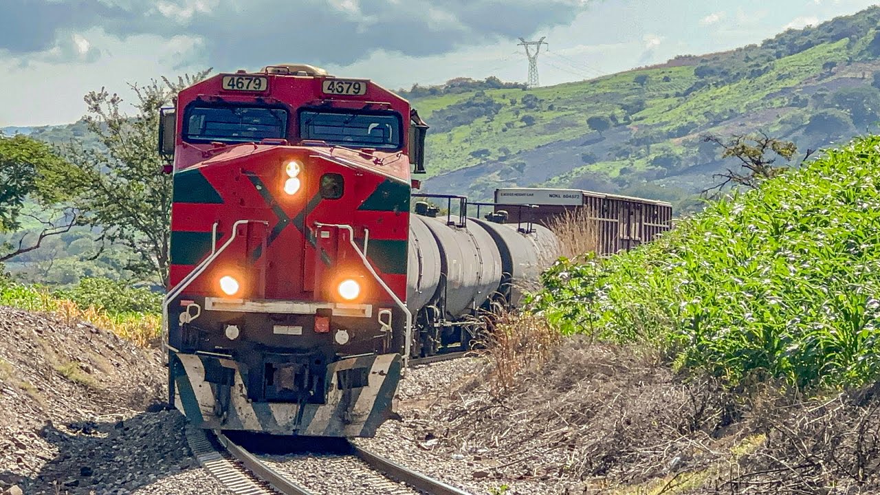 Ferromex Trains on the T-Line | Nayarit, Mexico | July 2025